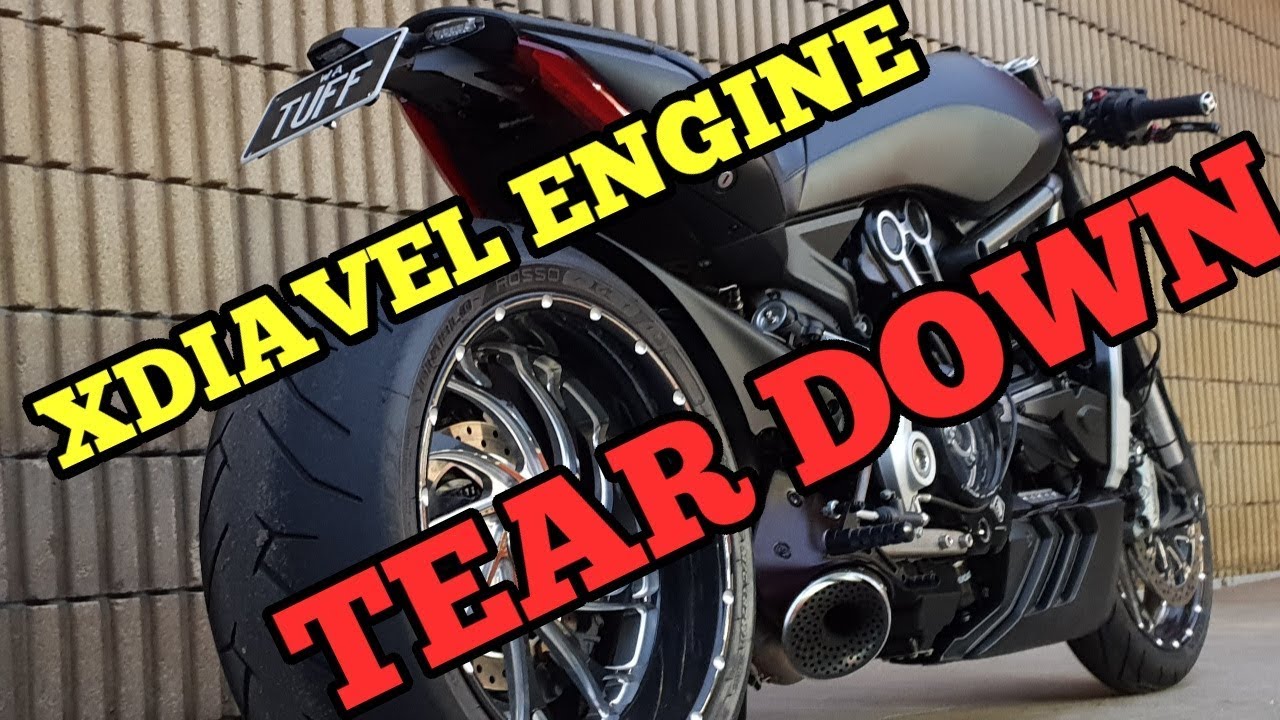 Timelapse Motorbike - Ducati XDiavel engine out and strip down part one