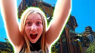 FIRST TIME on Guardians of the Galaxy Ride!