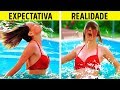 22 SITUAÇÕES DIVERTIDAS NAS QUAIS VOCÊ DEFINITIVAMENTE JÁ ESTEVE || EXPECTATIVA VS REALIDADE
