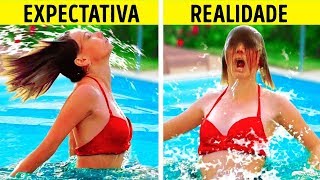 22 SITUAÇÕES DIVERTIDAS NAS QUAIS VOCÊ DEFINITIVAMENTE JÁ ESTEVE || EXPECTATIVA VS REALIDADE