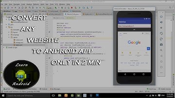 Convert Any Website into Android App (WebView)  In 2 Minutes