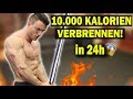 10.000 KALORIEN IN 24 STUNDEN VERBRENNEN! | Schaffe ich die heftigste Challenge meines Lebens?