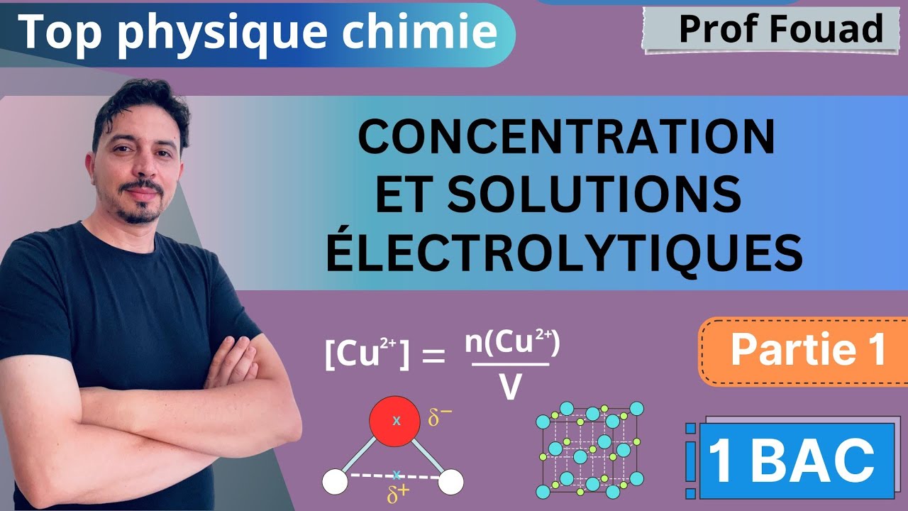 concentration et solutions électrolytiques 1 bac partie 1