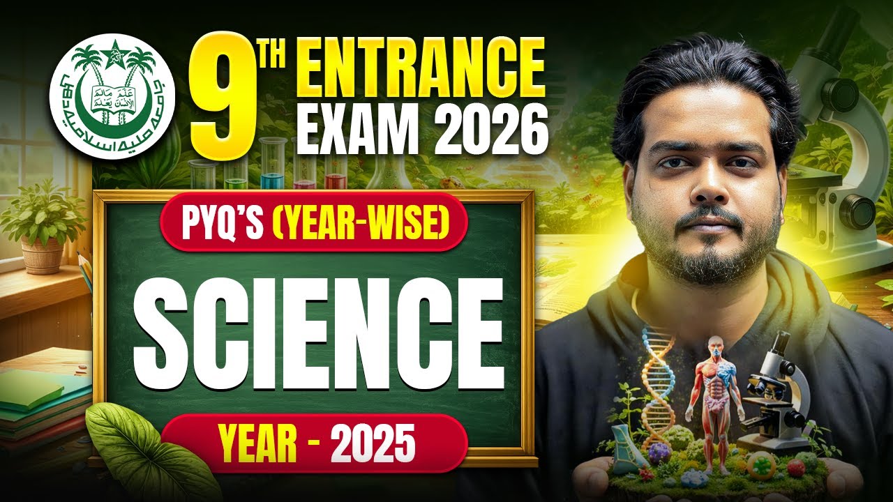 Previous Year Questions (2025 - Science) | JMI Class 9 PYQ 2026 | 