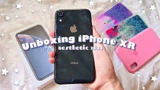 Unboxing iPhone XR 2021 | aesthetic 🦋