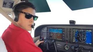Time Lapse In The Cockpit Cessna 172-N3 Daytona Beach Kdab