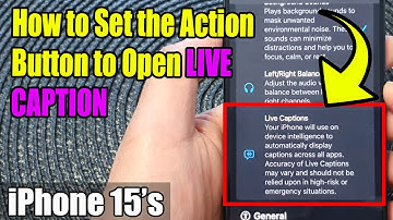 iPhone 15/15 Pro Max: How to Set the Action Button to Open LIVE CAPTION