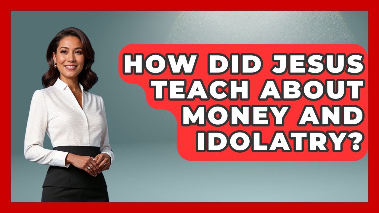 How Did Jesus Teach About Money And Idolatry? - Holy Wealth Habits
