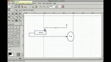 Circuit diagram using Dia