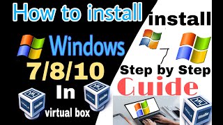 Windows 7 - Installation in virtual box (2020)