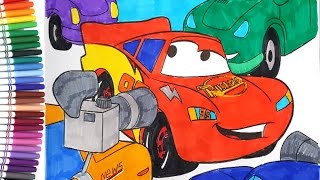 DISNEY CARS 3 Lightning McQueen Interview - Kids Coloring Book