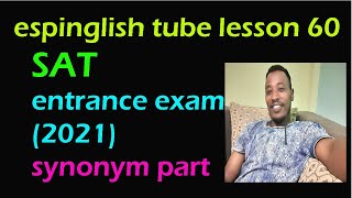 The 2021 Sat National Exam For Grade 12Synonym Part