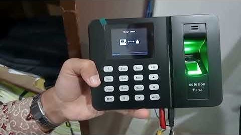 cara ambil data finger print dengan flashdisk dan pindahkan ke komputer