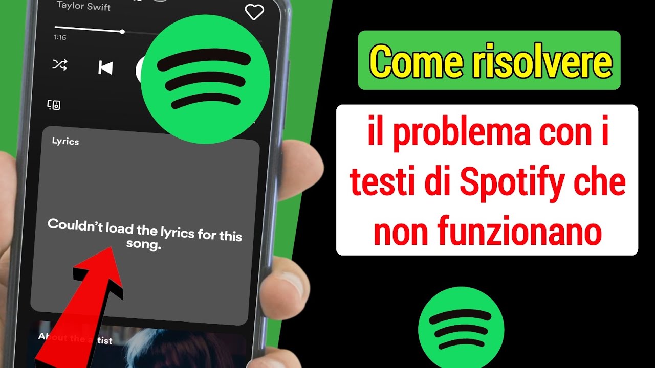 Come risolvere il problema con i testi di Spotify che non funzionano