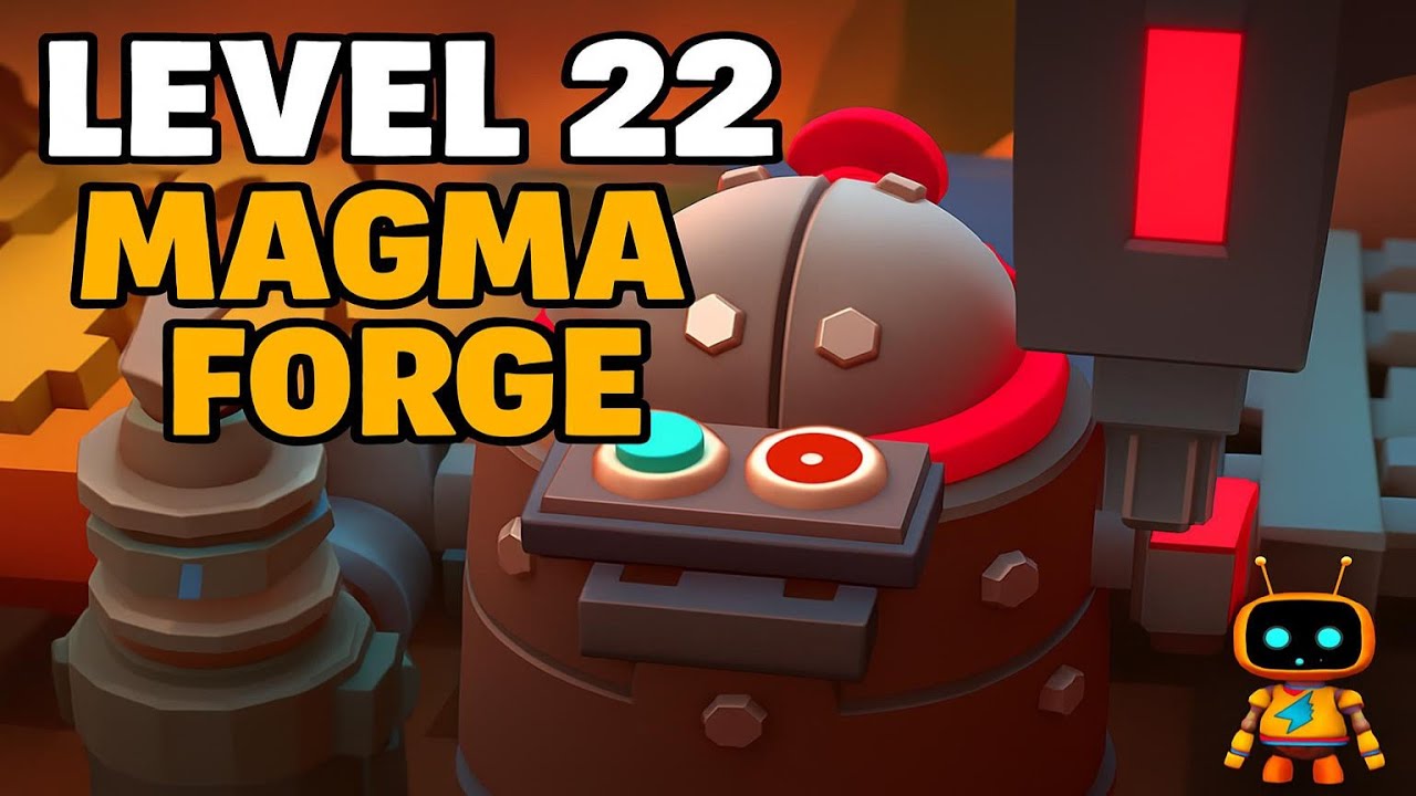 Videominiatyr för NIVÅ 22 - MAGMAGJUTARE | Små Robotar: Portal Flykt | Genomgång, Spel, Ingen Kommentar, Android