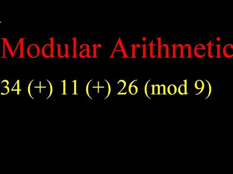 Modular Arithmetic - YouTube