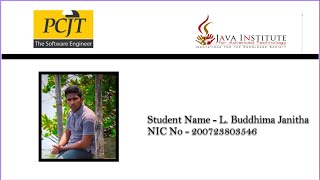 Buddhima Janitha | Task 2 -  Program the user sign up process including input validations