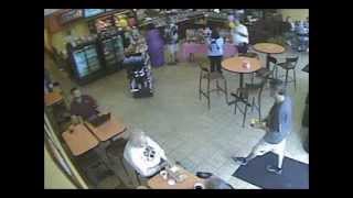 surveillance video of man stealing donation jar in Wellfleet, MA