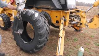 New Tires For The Backhoe