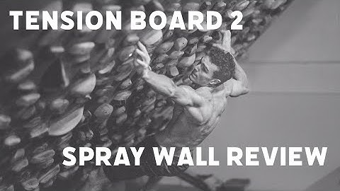 Tension Board 2 Spray Wall Review! (Crazy Climbing at 65 Degrees)