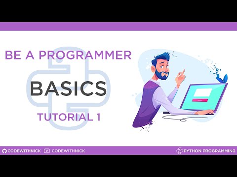 How To Become A (Python) Programmer - Tutorial 1 -- Variables ,type() [Greek Tutorials]