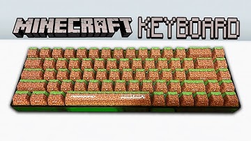 The Minecraft Keyboard - Highground Keyboard ASMR + Unboxing