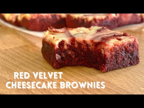 RED VELVET CHEESECAKE BROWNIES  Red Velvet Brownies