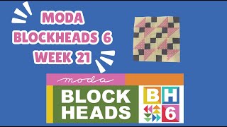 Moda Blockheads 6 - Week  21 - Bowtie Ballet - Cute but Small and Wobbly