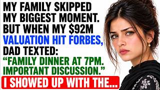 My Family Skipped My $92M Moment… Then Dad Texted Asking for $1.5 Million