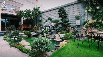 Hồ cá koi đẹp _ biệt thự Hòa Xuân _ Cảnh Quan Non Xanh Việt