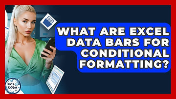 What Are Excel Data Bars For Conditional Formatting? - Docs and Sheets Pro