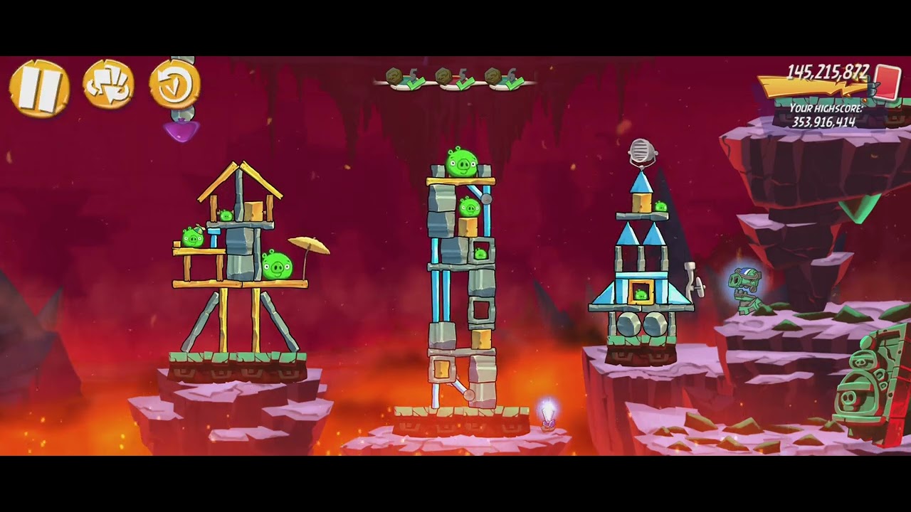 Angry Birds 2 Mighty Eagle Boot Camp with both extra birds 6/07/23 Good