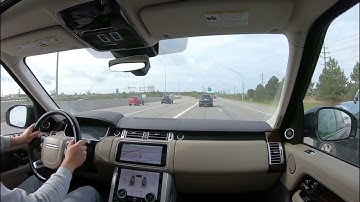 2019 RANGE ROVER L405 SUPERCHARGED V8 ENGINE DRIVING VIDEO W/MIC MOUNTED OUTSIDE NEAR REAR EXHAUST