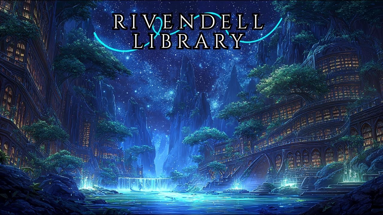 Elven Library Ambience 🌙 Fantasy & Celtic Music for Relaxation, Reading & Sleep