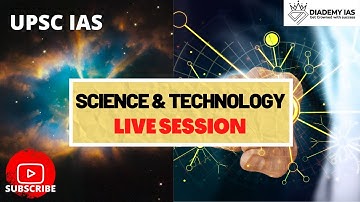 Live Session ! Space Technology - Science Technology ! IAS UPSC CSE Prelims 2020/2021