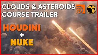 Cinematic Asteroids & Clouds: Houdini & Nuke Deep Compositing Course  Trailer