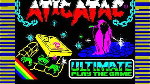 Atic Atac Loading Screen - ZX Spectrum