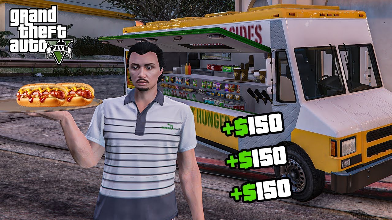 GTA 5 RP GERÇEK HAYAT - SOKAKTA SOSİS SATIYORUZ ! GRAND RP #5