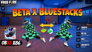 BlueStacks X Beta For Free Fire | OB53 APK Setup & Installation!