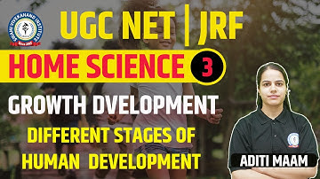 DIFFERENT STAGES OF HUMAN  DEVELOPMENT | HOME SCIENCE | LEC 3 | UGC NET 2023 | BY ADITI MAAM