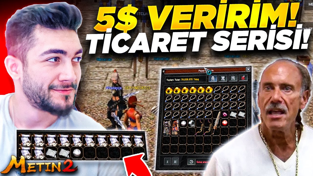 SERVERIN EN UCUZ MALLARINI ÇEKTİM PAZARI DOLDURDUM! İLK HEDEFİ GEÇTİK OYY ! | Metin2 - Kuzey2 