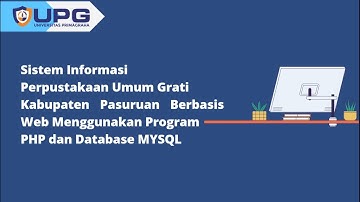 Sistem Informasi Perpustakaan berbasis Web Mengggunakan program PHP dan Database MYSQL