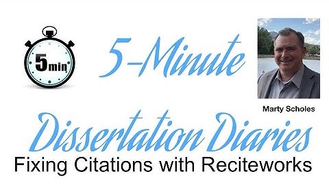 Fixing Citations with Reciteworks