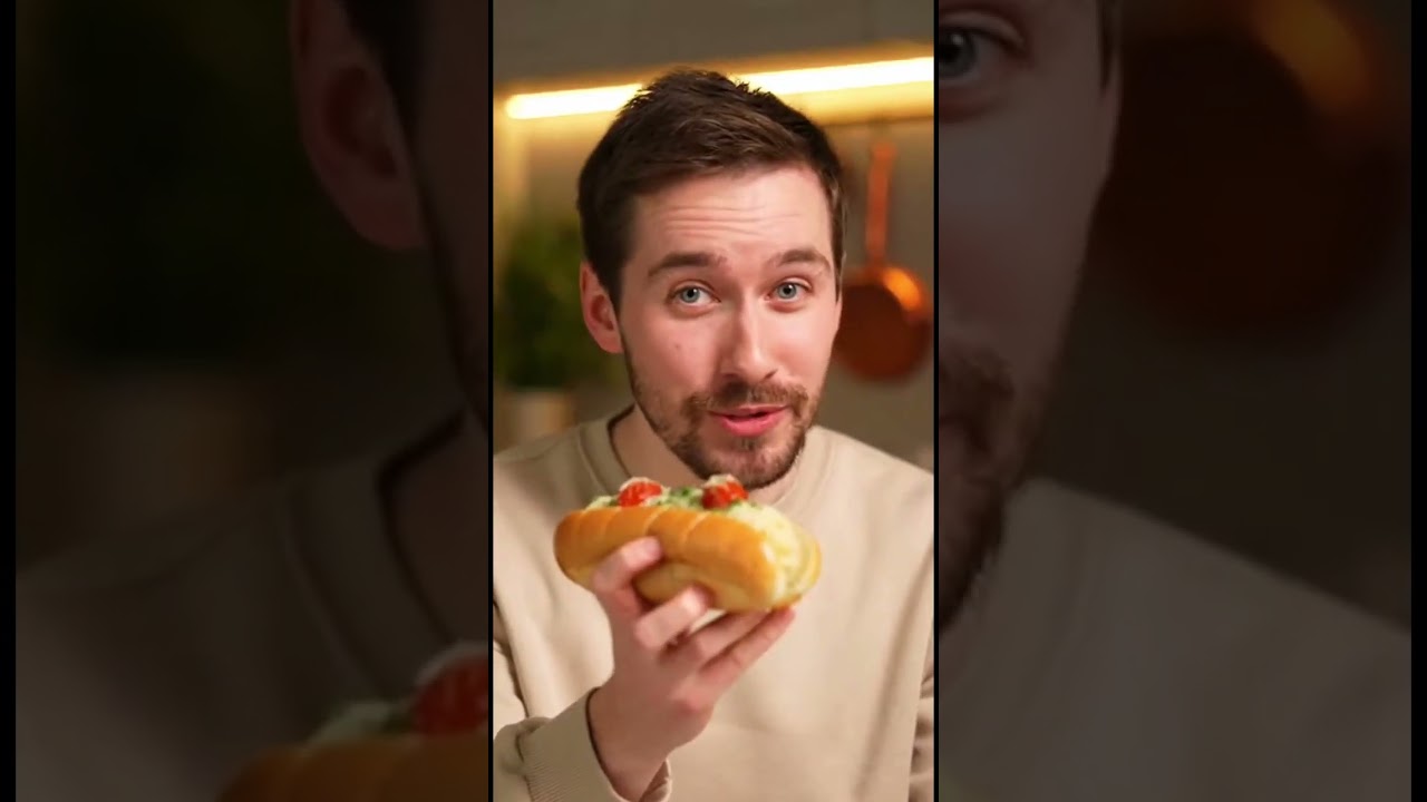 Хот-дог из спагетти