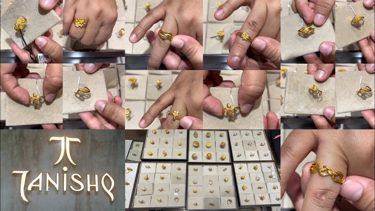 Buy Yellow Gold & White Rings for Women by P.C. Chandra Jewellers Online |  Ajio.com