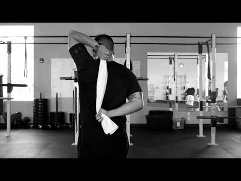 Towel Shoulder Internal Rotation (IR) Stretch