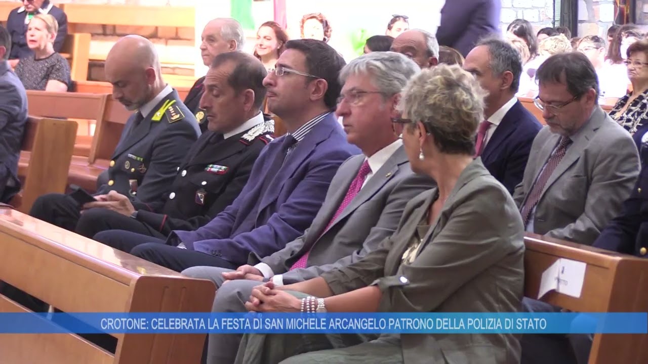 CROTONE: CELEBRATA LA FESTA DI SAN MICHELE ARCANGELO PATRONO DELLA POLIZIA DI STATO