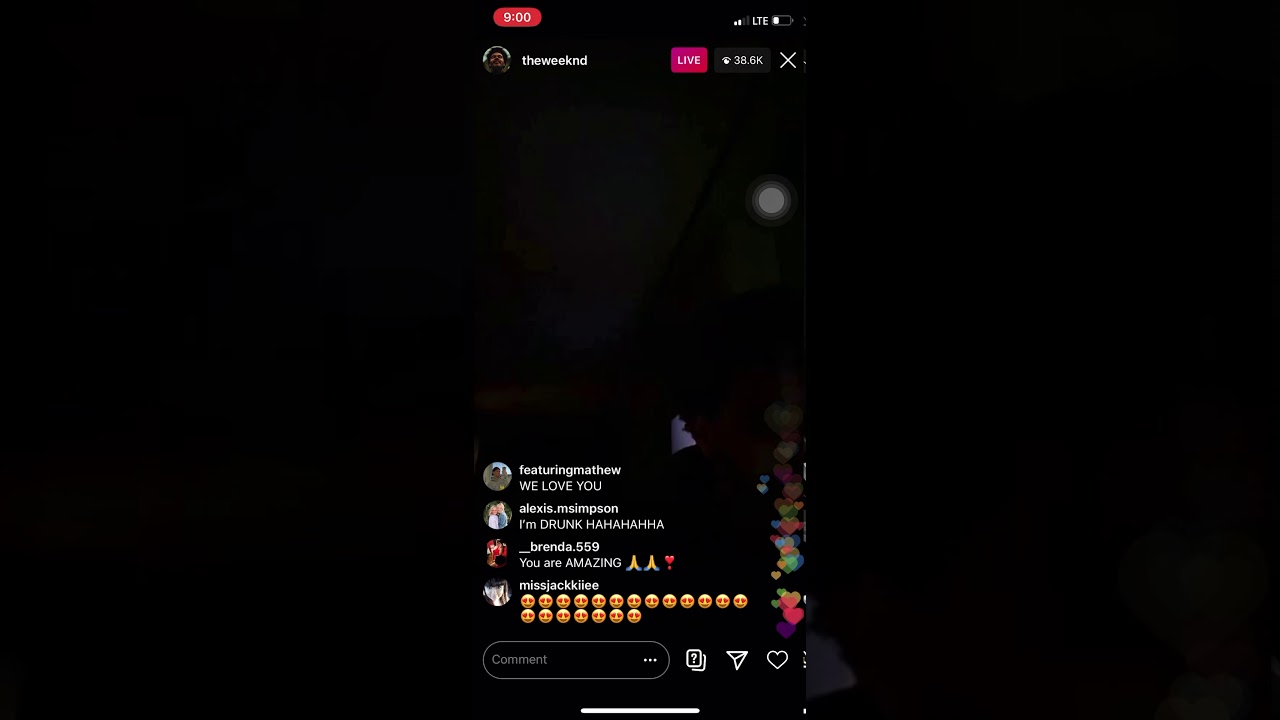 The Weeknd - Until I Bleed Out (Instagram Live) 20 MARCH
