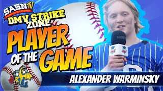 DMV Strike Zone Interviews PCSAA Champion Alexander Warminsky