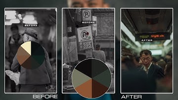 Benj Villena Viral Color Wheel Reel Tutorial | Before & After Colour Palette Instagram Reel Template